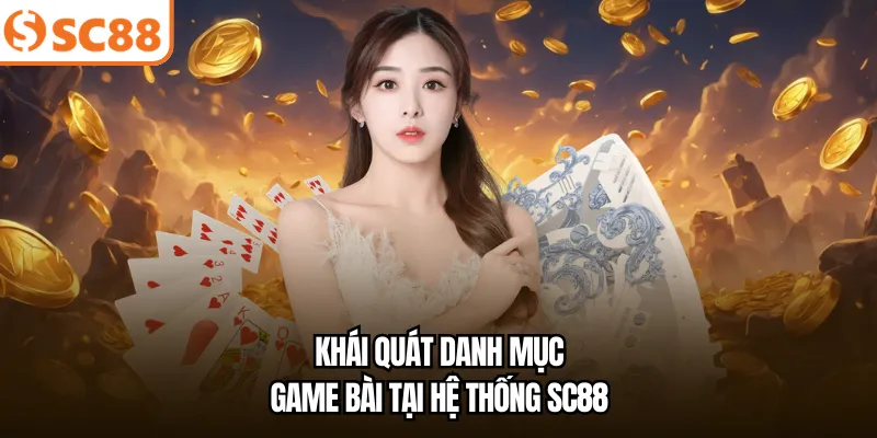 Khái quát danh mục game bài tại hệ thống SC88